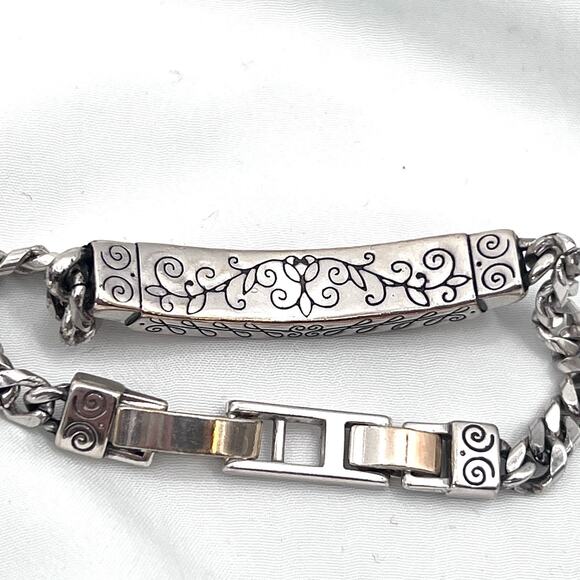 Brighton Retired Live The Life You Love Etched ID Bracelet with Brighton Tin - Picture 4 of 9